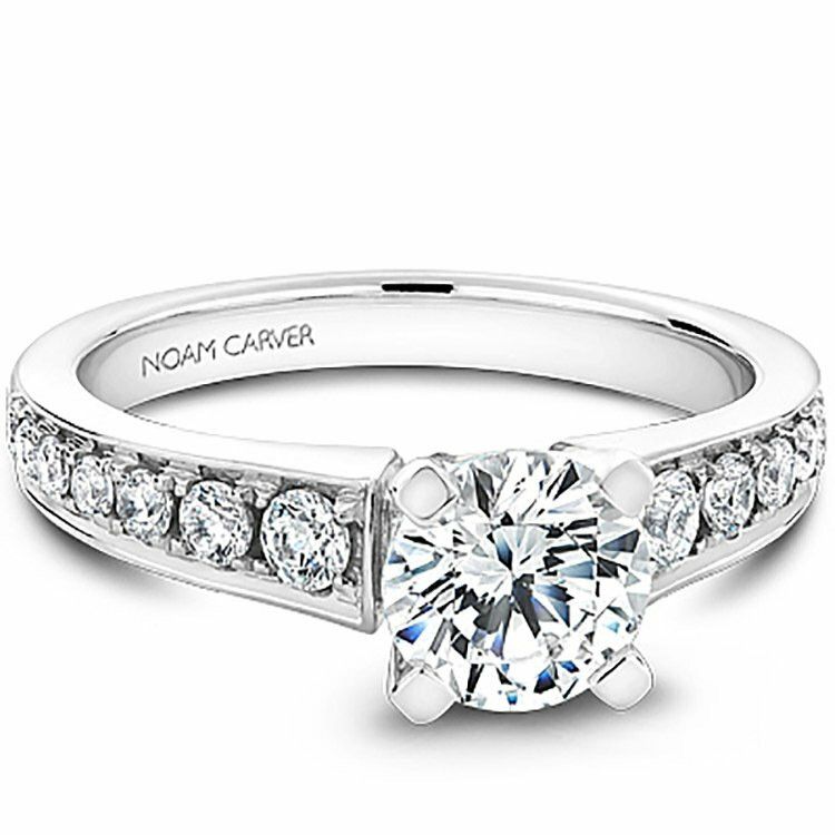 Solitaire Noam Carver Engagement Ring