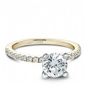Solitaire Noam Carver Engagement Ring