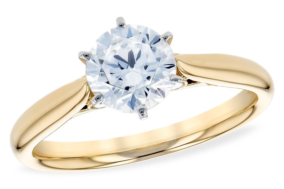 Solitaire Round Engagement Ring