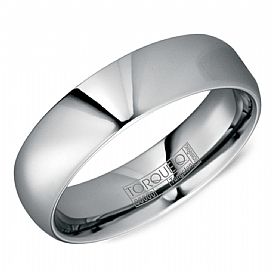 Tungsten CrownRing Men's Wedding Band