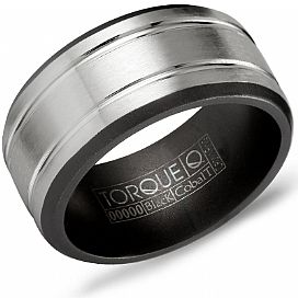Cobalt CrownRing Men's Wedding Band