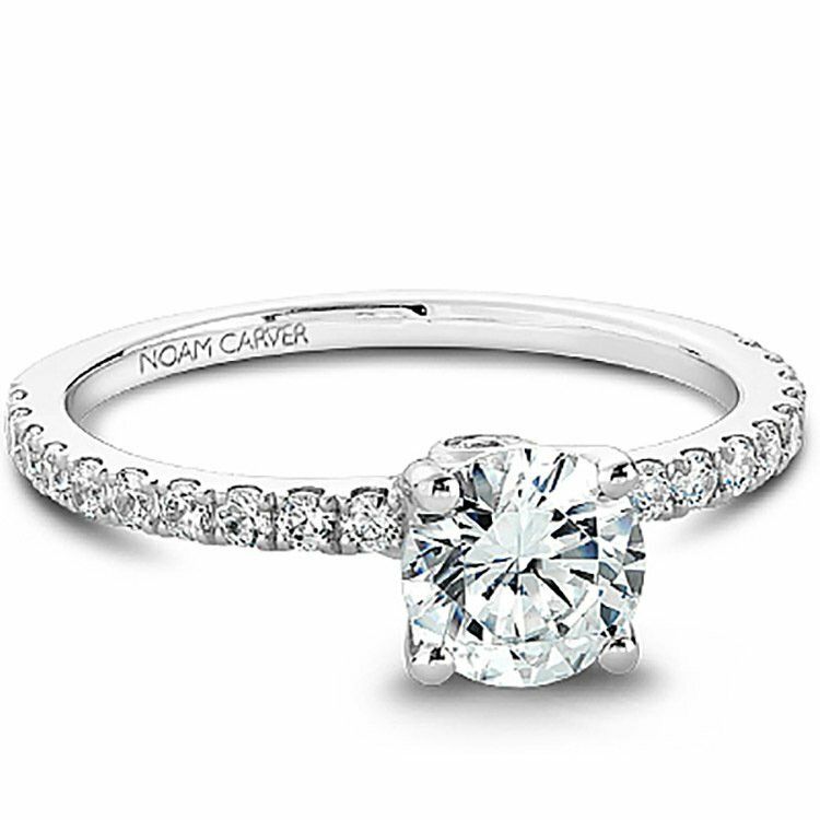 Solitaire Noam Carver Engagement Ring