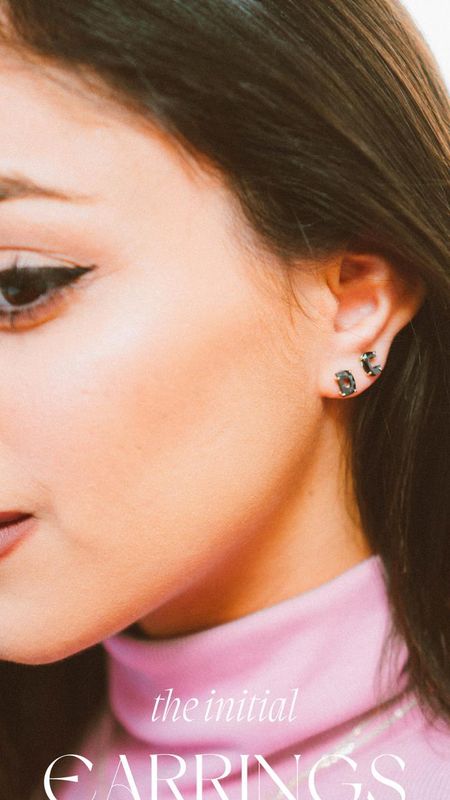 Own Your Initial Earring Set