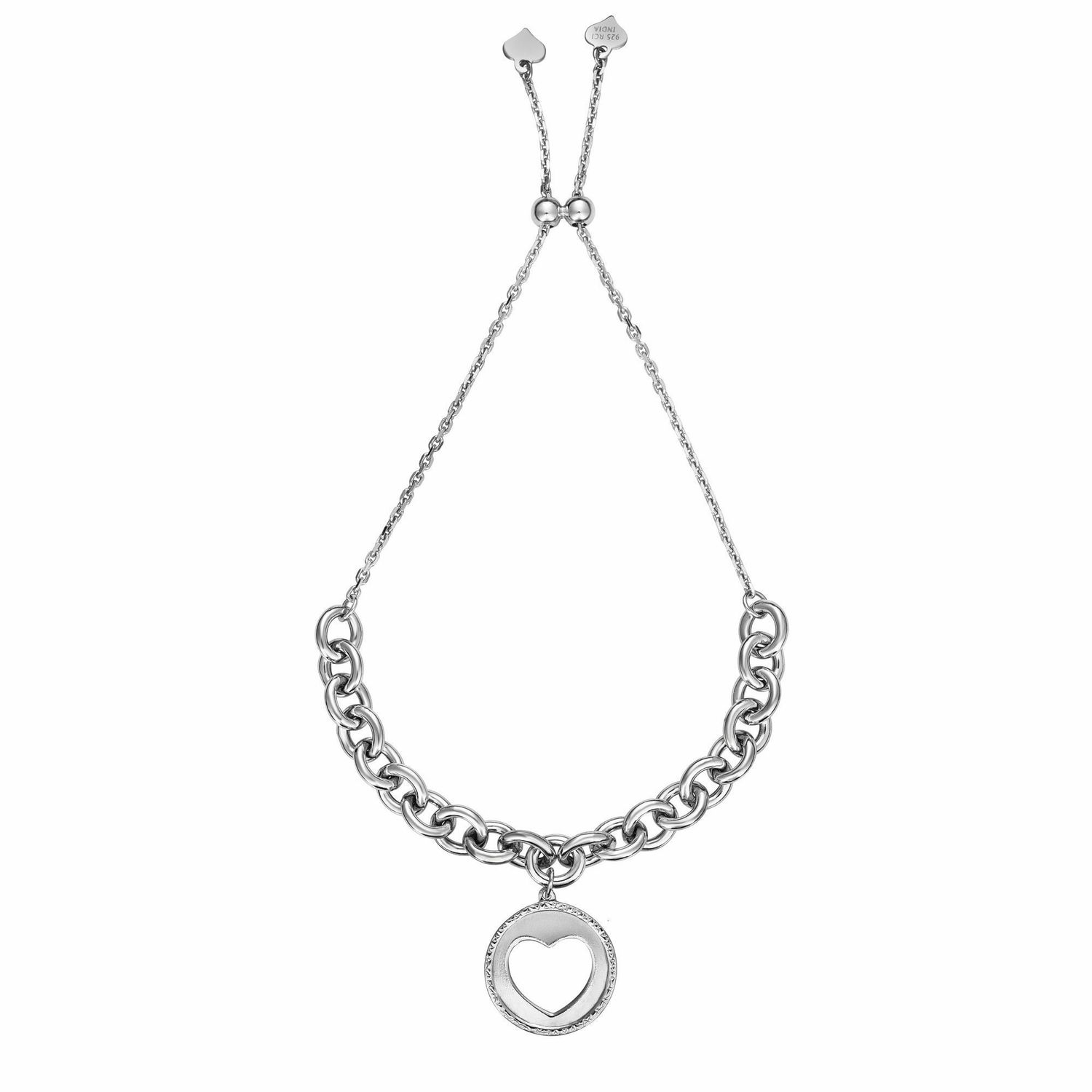 Silver Friendship Bolo Bracelet