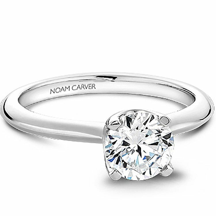 White Gold Solitaire Engagement Ring