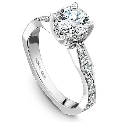 Solitaire Noam Carver Engagement Ring
