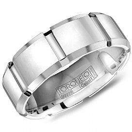 Cobalt CrownRing Men's Wedding Band