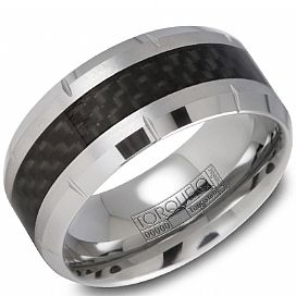 Tungsten CrownRing Men's Wedding Band