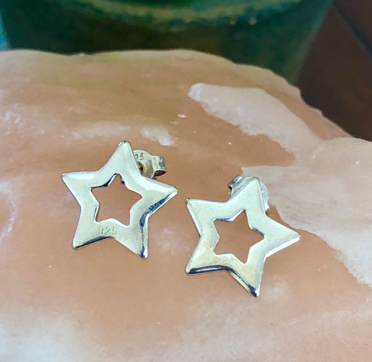 Sterling Silver Star Studs Earring