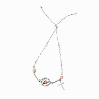 Silver Friendship Bolo Bracelet