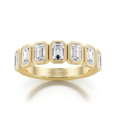 Semi Eternity Emerald Ring