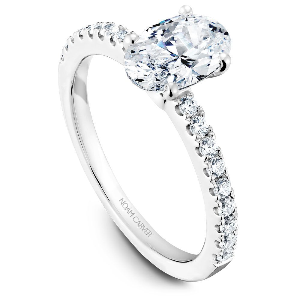 Solitaire Oval Engagement Ring