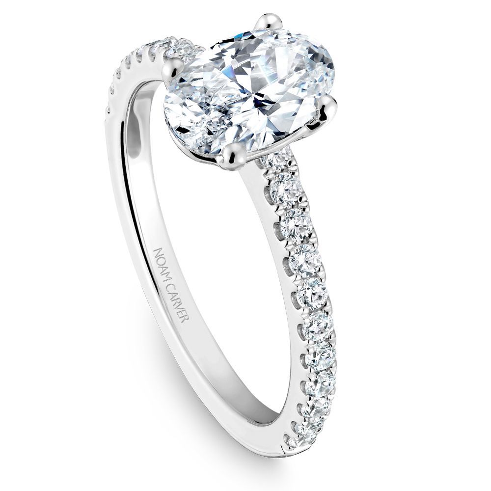 Noam Carver Oval Diamond Engagement Ring
