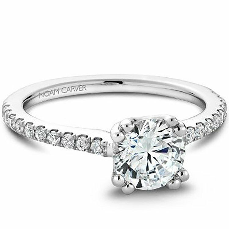 Solitaire Noam Carver Engagement Ring