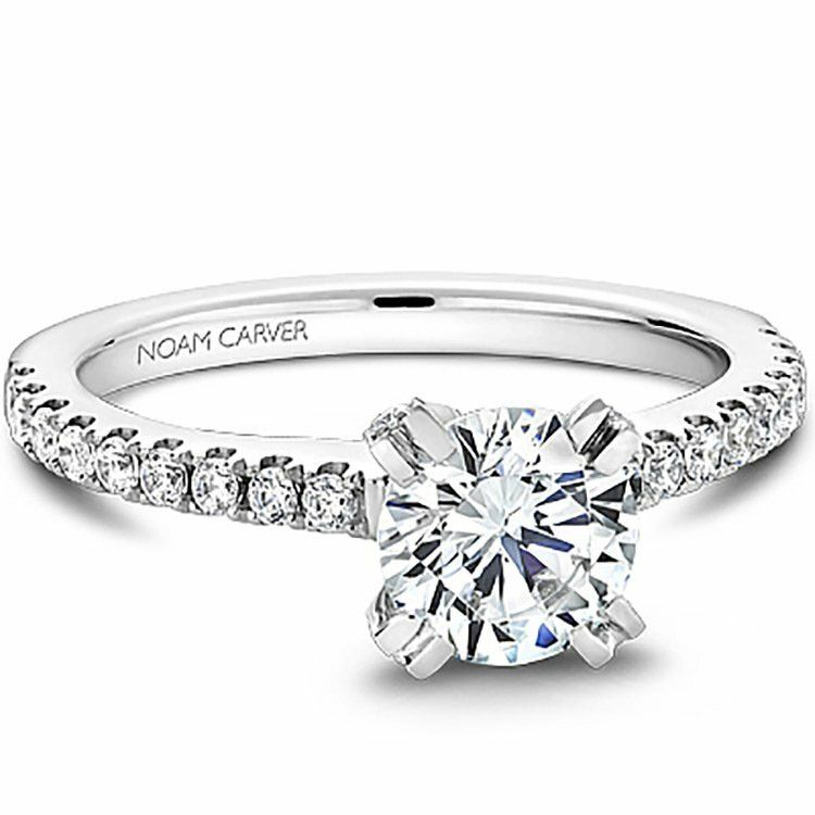 Solitaire Noam Carver Engagement Ring