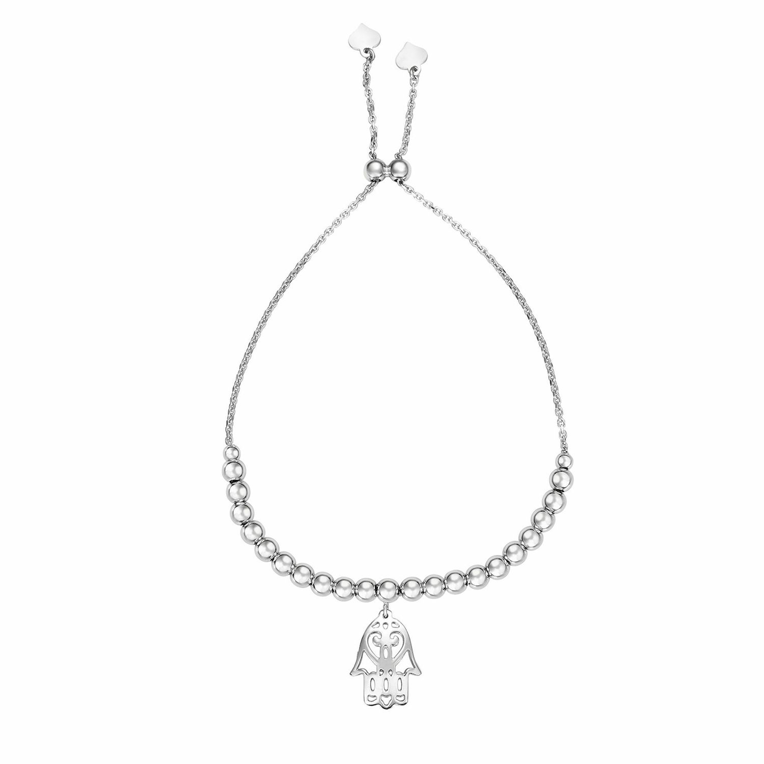 Silver Friendship Bolo Bracelet