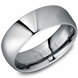 Tungsten CrownRing Men's Wedding Band