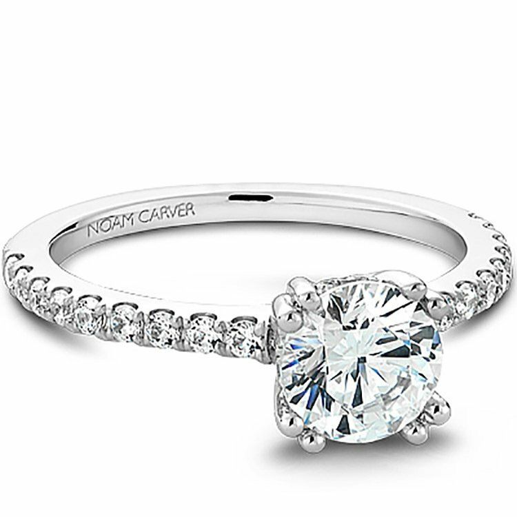 Solitaire Noam Carver Engagement Ring