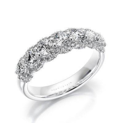 Semi Eternity Round Ring