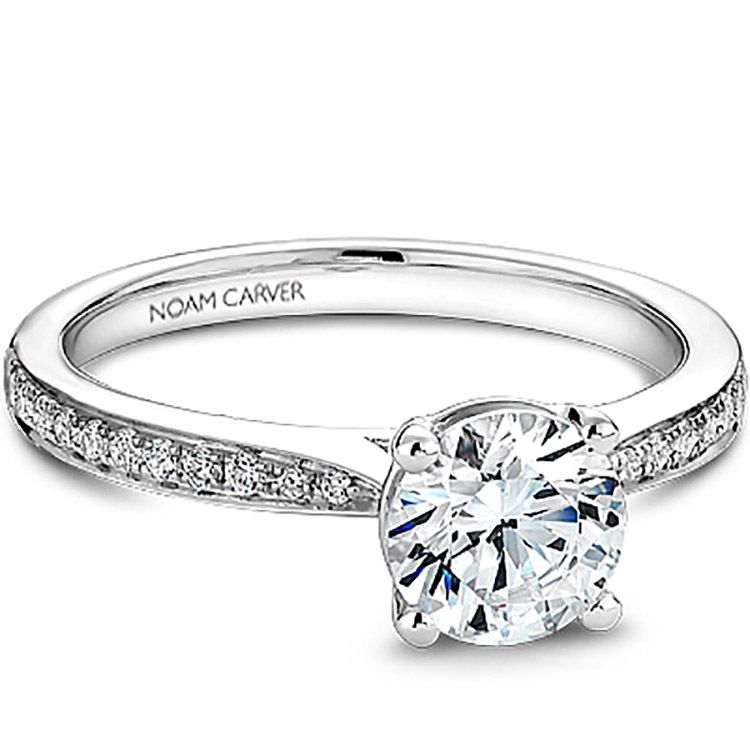 Solitaire Noam Carver Engagement Ring