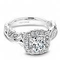 Noam Carver Cushion Halo Engagement Ring