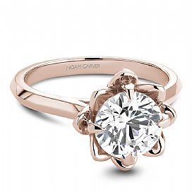 Noam Carver Round Diamond Engagement Ring