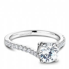 Bypass Diamonds Engagement Ring