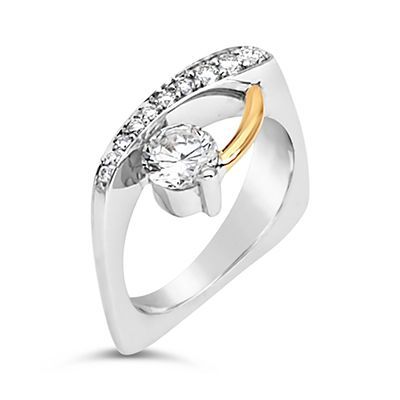 Modern Engagement Ring