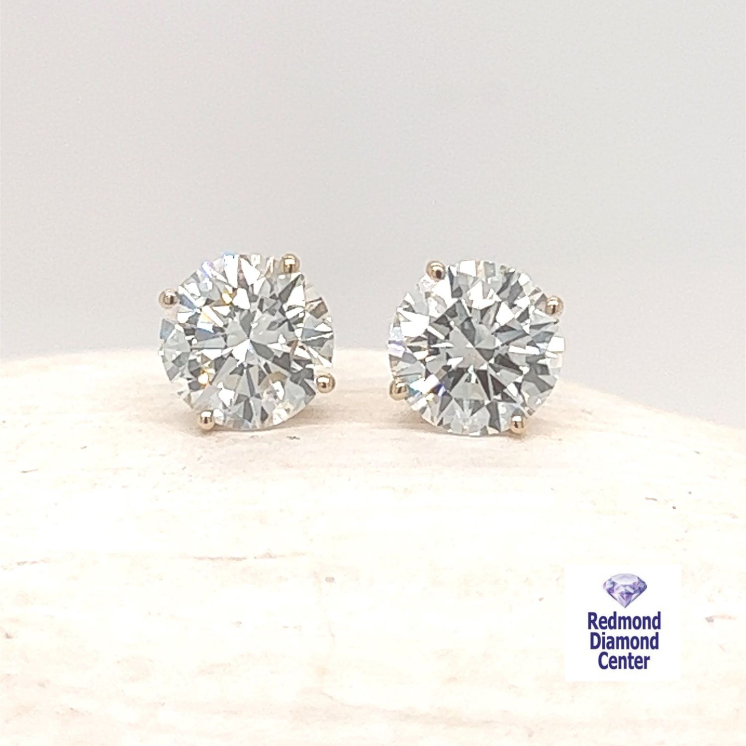 4.08 ctw Lab Grown Diamond Studs  F  VS1