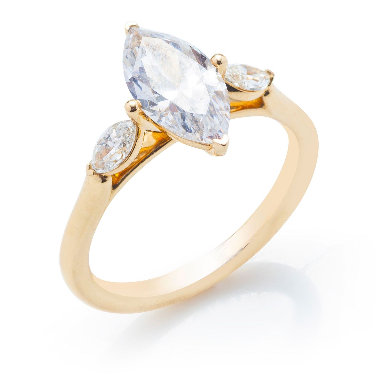 Three Stone Engagement Ring