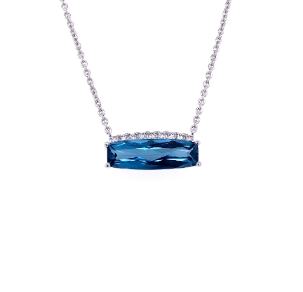 London Blue Topaz Necklace