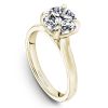14K Yellow Gold Cathedral Solitaire Engagement Ring 14K Yellow Gold Cathedral Solitaire Engagement Ring