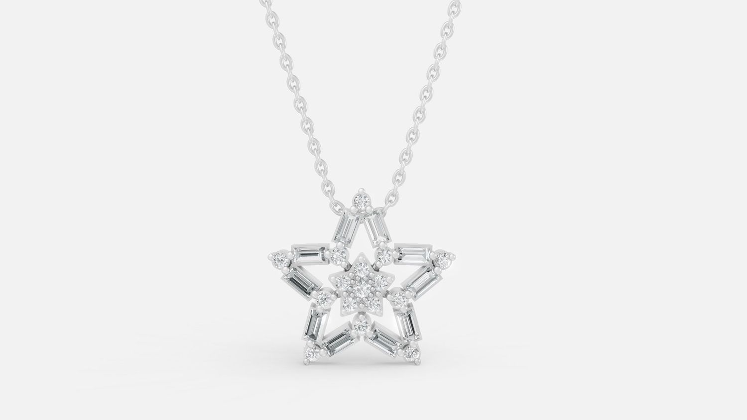 Star Lab Grown Diamonds Necklace
