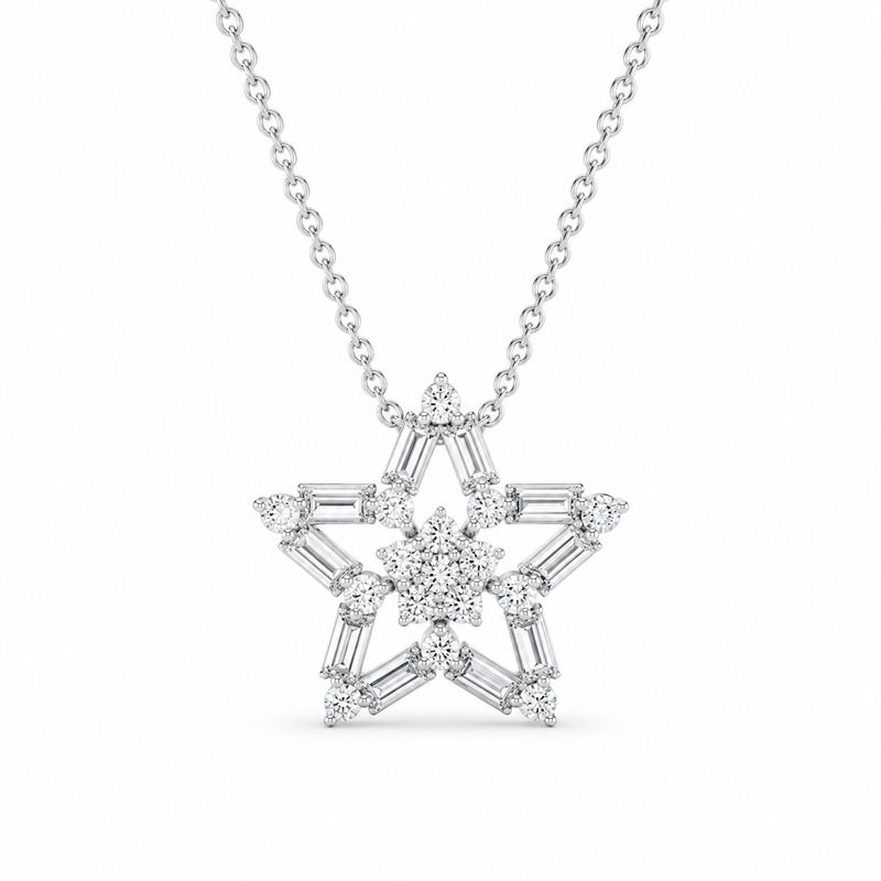 Star Lab Grown Diamonds Necklace
