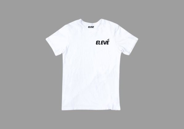 Text Logo Tee - White