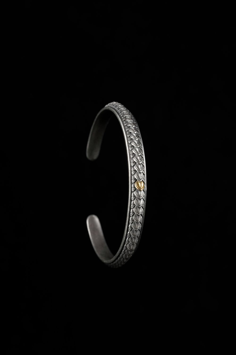 Eivor &quot;Valkyr&quot; Leather &amp; Steel Bracelet