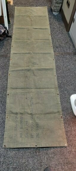 Genuine British Army Heat Resistant Canvas Exhaust Mat