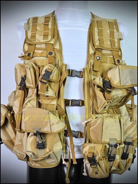 British Army Genuine  New Desert  Molle Assault Tac-Vests