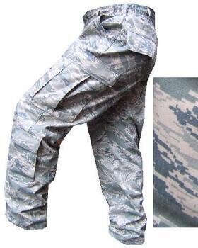 American Genuine U.S. Air force / Airman Digital Tiger Stripe patten Utility Uniform  Used Trousers, Sizes: 28"