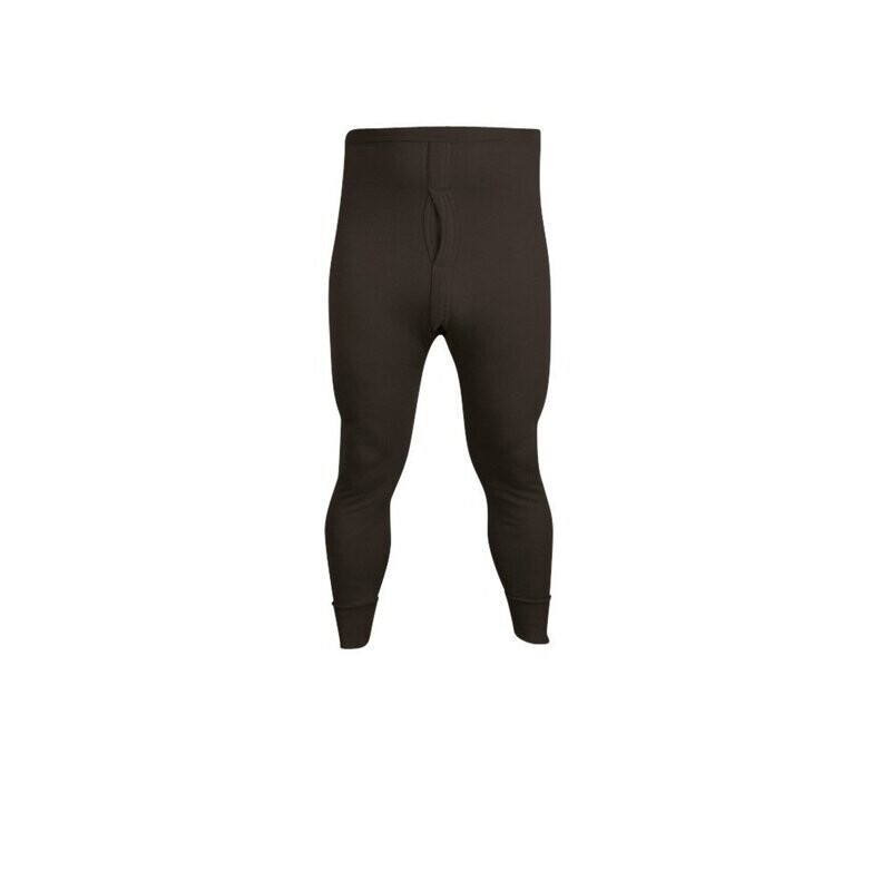New Black Long Johns Thermals Underwear Bottoms