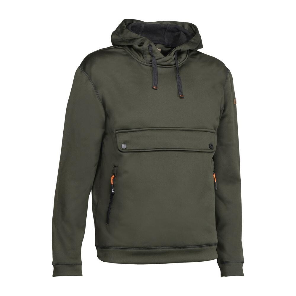 Percussion Hooded Hunting Olive Sweatshirts, Sizes: Medium