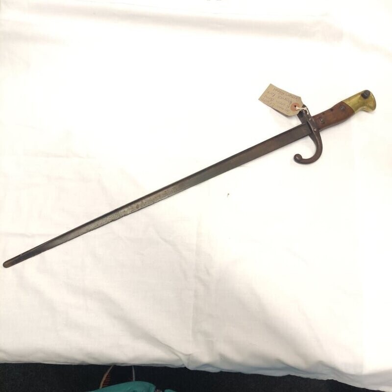 German Ersatz Converted Modèle 1871 Gras Bayonet