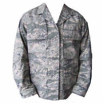 American US Air Force Genuine Issue Digital Tiger Stripe ABU Utility Womens Combat Shirt