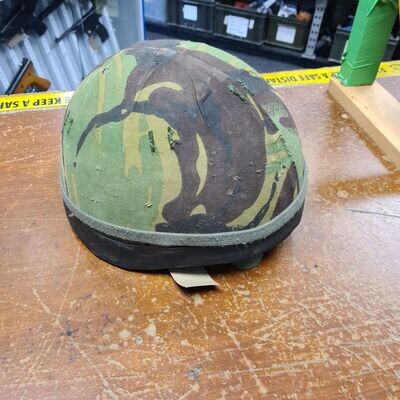 British Army Genuine Issue Parachute Para Mk1 Helmet with DPM Cover