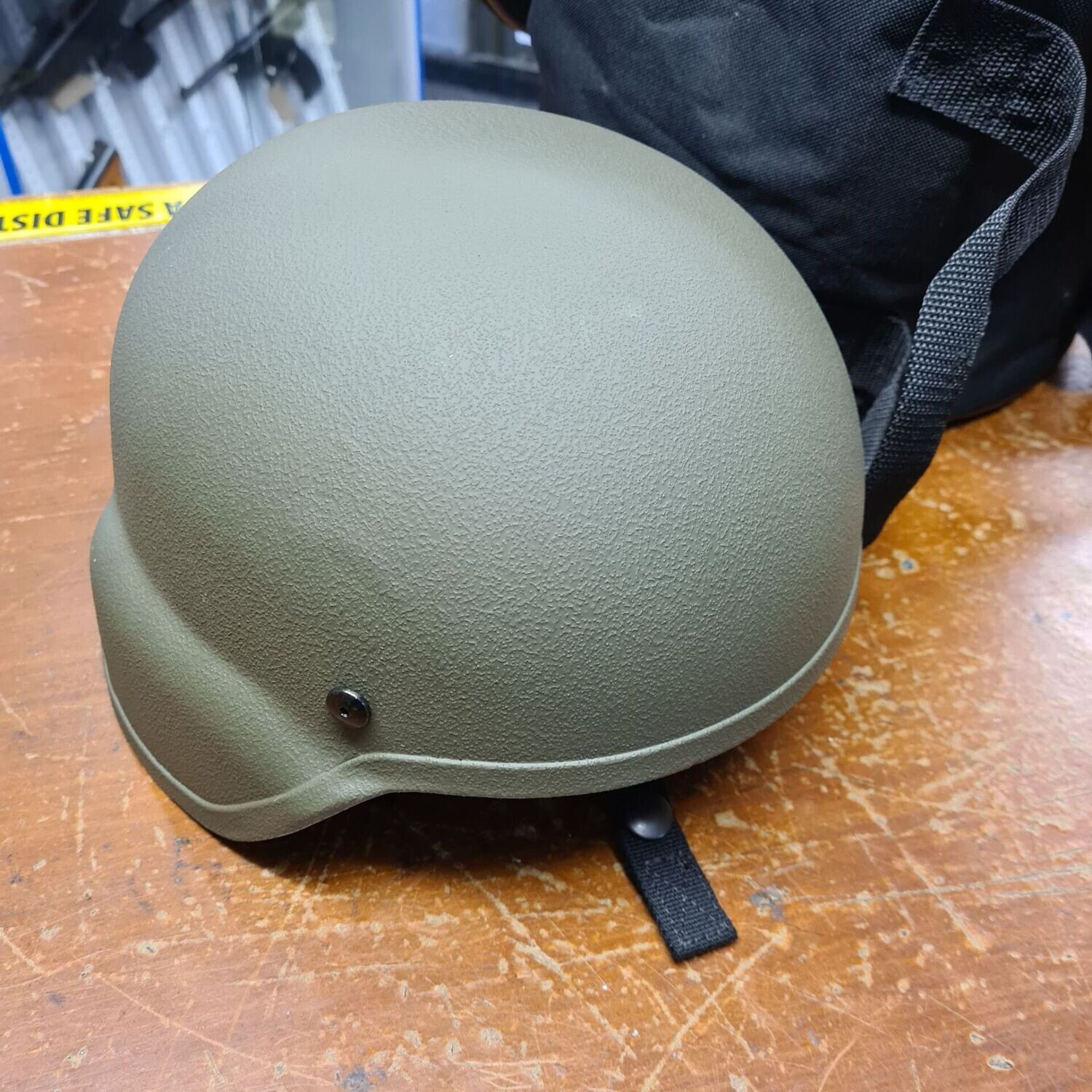 New United Shield International ACH/MICH MIL L3a IIIa Ballistic Helmet OD Green Medium