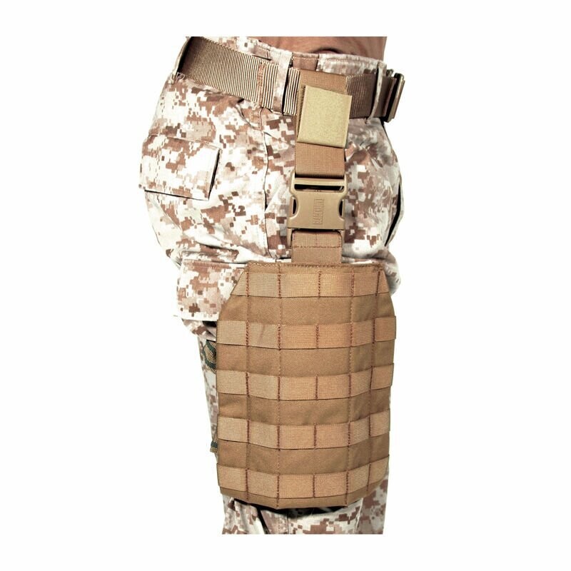 New Blackhawk S.T.R.I.K.E Drop Leg Molle Platform Coyote Tan with Speed Clips