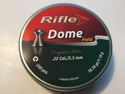 Rifle Dome Field Superbox .22 pellets