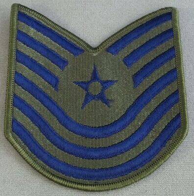 American U.S Air Force Insignia Master Sergeant Rank Stripes Patch Badge