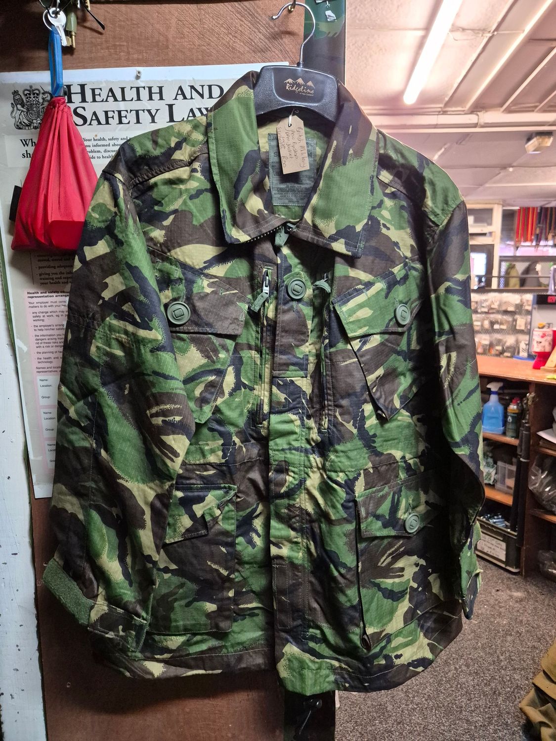 British Army Genuine DPM Field Jacket Rip Stock