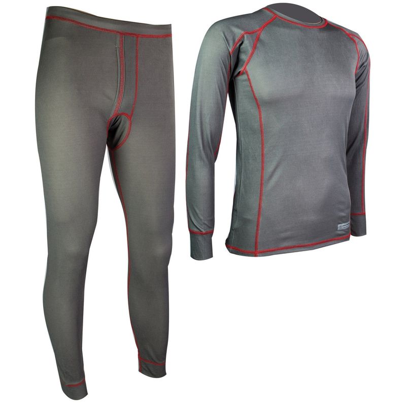 PRO 120 MEN'S BASE LAYER SET, GREY Thermals